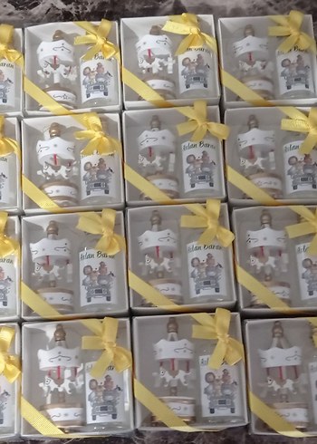 Sarı Kurdeleli Hediyelik Set - Görsel 3