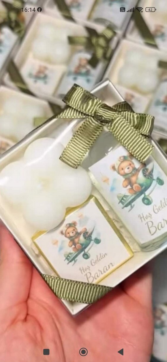 Kişiye Özel Bebek Hediyesi Seti - Görsel 2