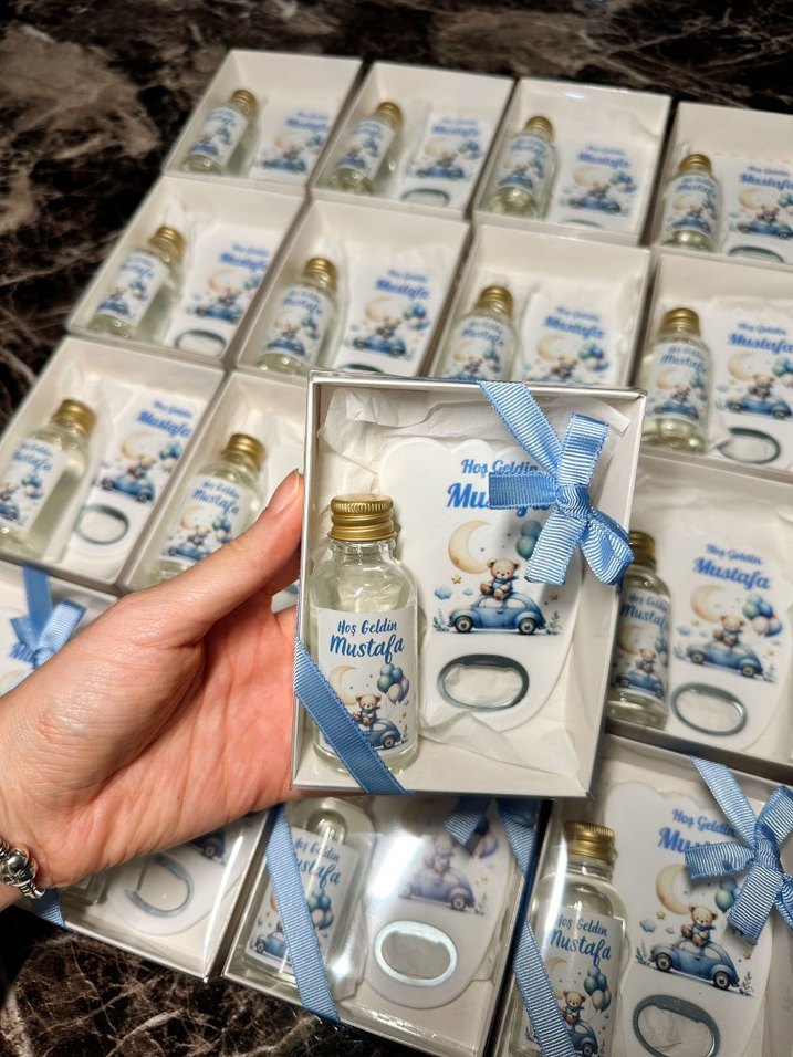 Mavi Bebek Hediyesi Seti - Görsel 5