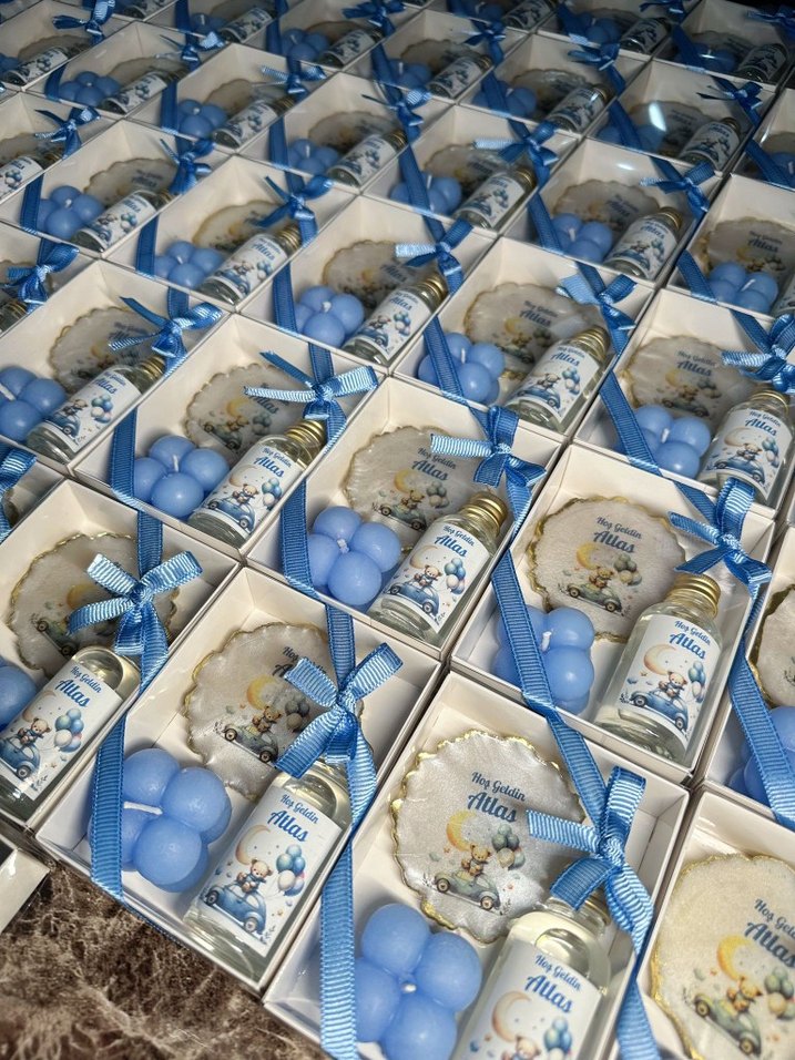 Mavi Bebek Temalı Hediye Seti - Görsel 3