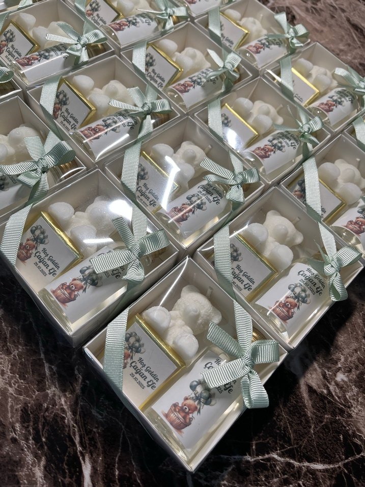 Beyaz Ayıcık Temalı Hediye Seti - Görsel 3