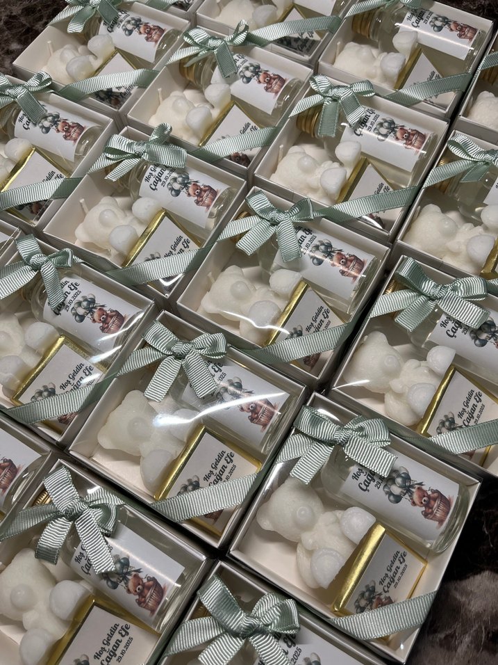 Beyaz Ayıcık Temalı Hediye Seti - Görsel 2