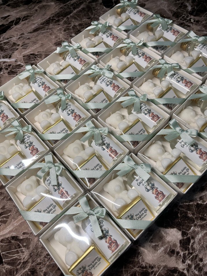 Beyaz Ayıcık Temalı Hediye Seti - Görsel 5