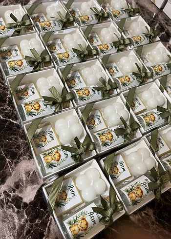 Beyaz Dekoratif Hediye Seti Asum Etiketiyle - Görsel 5