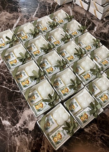 Beyaz Dekoratif Hediye Seti Asum Etiketiyle - Görsel 4