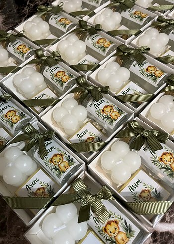 Beyaz Dekoratif Hediye Seti Asum Etiketiyle - Görsel 3