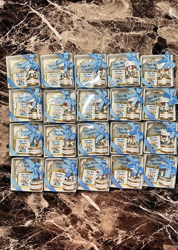 Mavi Kurdeleli Hediyelik Set - Görsel 2