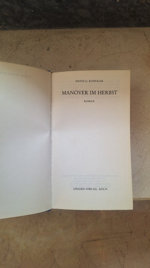 Konsalik - Manöver im Herbst Roman - Görsel 3