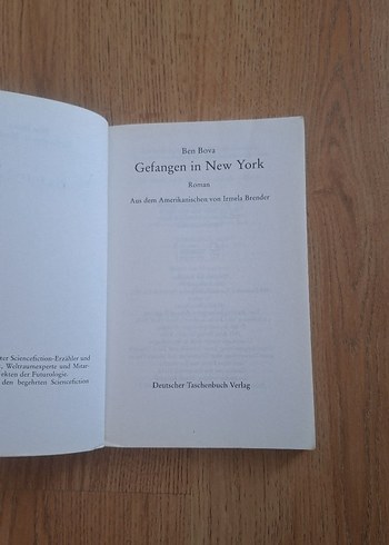 Ben Bova - Gefangen in New York Roman - Görsel 3