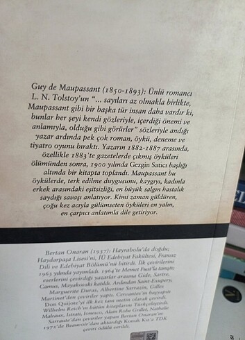  GEZGİN SATICI (GUY DE MAUPASSANT) 158 SAYFA