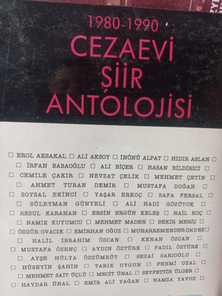 CEZAEVİ ŞİİR ANTOLOJİSİ  FEHMİ UZAL  HALİL İBRAHİM ÖZCAN 1.BASKI - Görsel 3