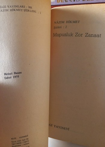 Nazım Hikmet Şiirleri 2 - Zor Zanaat - Görsel 2