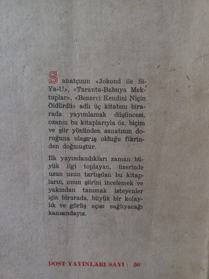 NAZIM HİKMET JOKAND İLE Sİ-YA-U TARANTA- BABUYA MEKTUPLAR BENER - Görsel 3