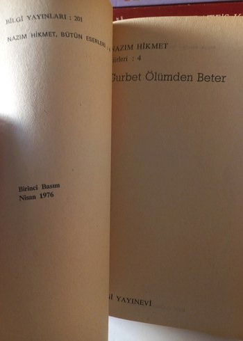 NAZIM HİKMET ŞİİRLERİ 4- GURBET ÖLÜMDEN BETER (NAZIM HİKMET) - Görsel 2