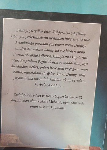 Yukarı Mahalle - John Steinbeck - Görsel 3