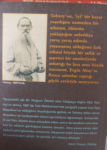 İVAN İLYİÇ'İN ÖLÜMÜ (L.N.TOLSTOY) 1.BASKI - Görsel 2