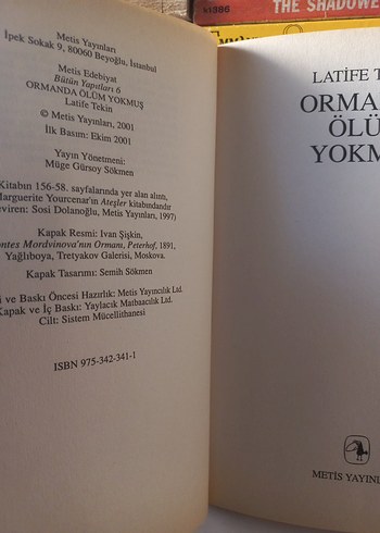 ORMANDA ÖLÜM YOKMUŞ (LATİFE TEKİN) 1.BASKI - Görsel 2
