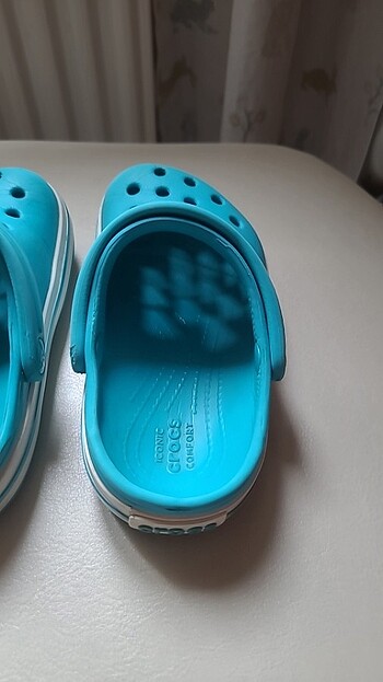 23 Beden turkuaz Renk CROCS ÇOCUK TERLİK