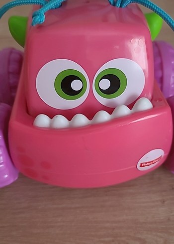 Renkli Pembe Bas gitsin Oyuncak Araba - Görsel 2