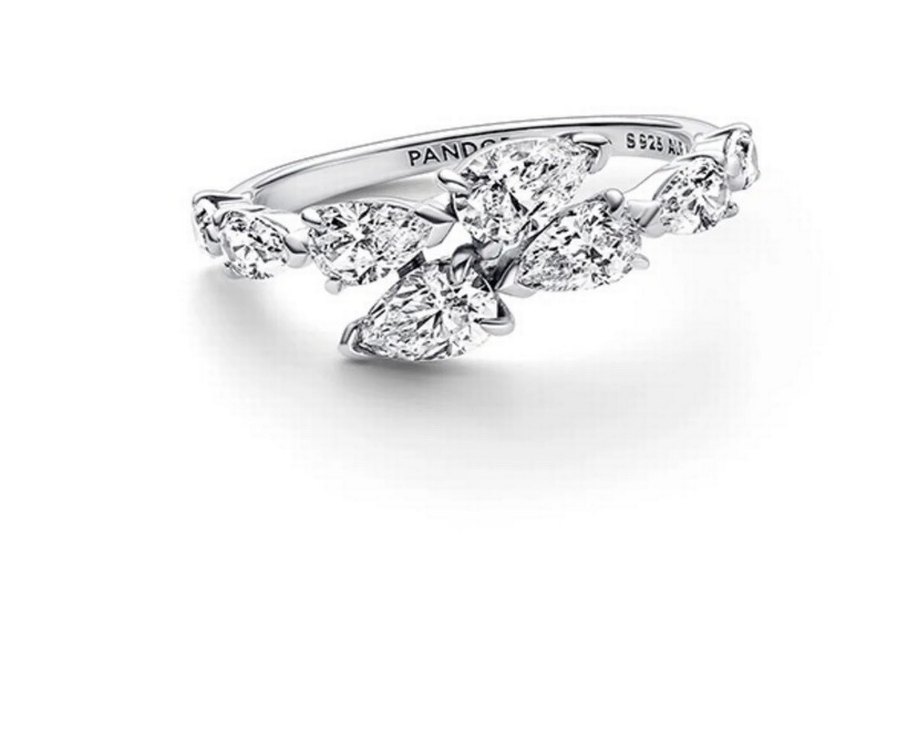 Işıltılı Kesişimli Gövdeli Yüzük- Pandora - Görsel 2