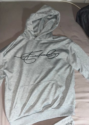 Gri erkek Kapüşonlu ve Eşofman Altı Takımı - Görsel 3