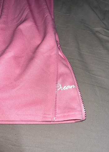 Pembe Rahat Kesim unisex Eşofman Altı - Görsel 4