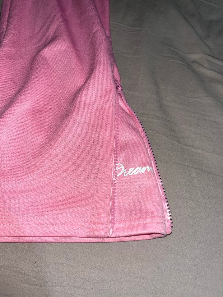 Pembe Rahat Kesim unisex Eşofman Altı - Görsel 4