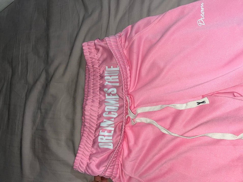 Pembe Rahat Kesim unisex Eşofman Altı - Görsel 3