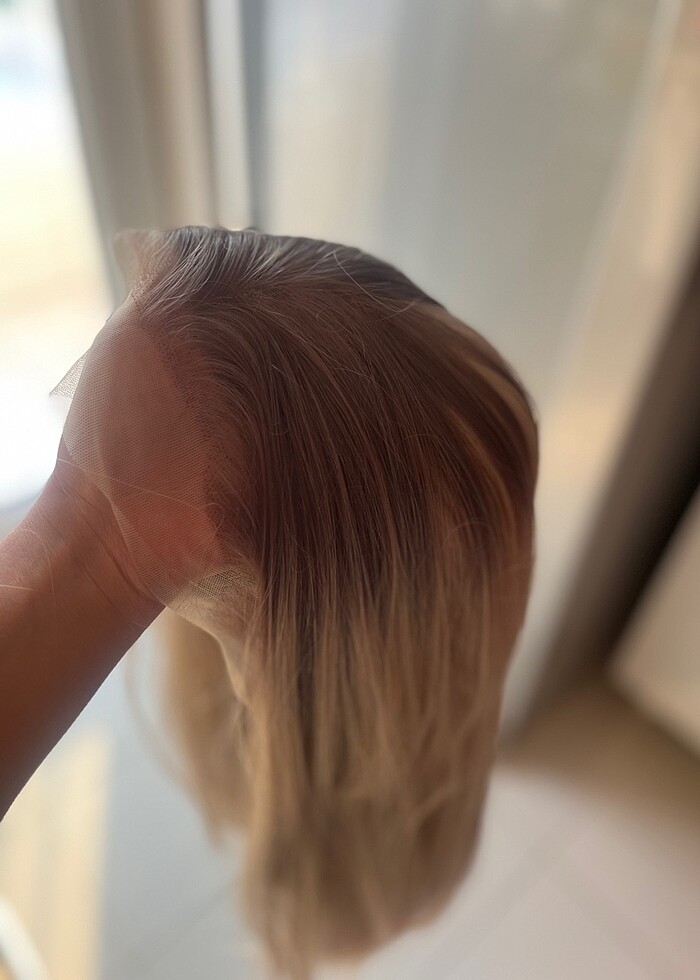 ÇOK DOĞAL TÜL PERUK - Görsel 4