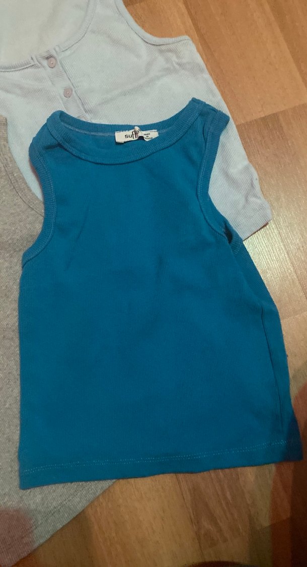 Gri Baskılı Pamuklu Kadın Atlet - Görsel 3