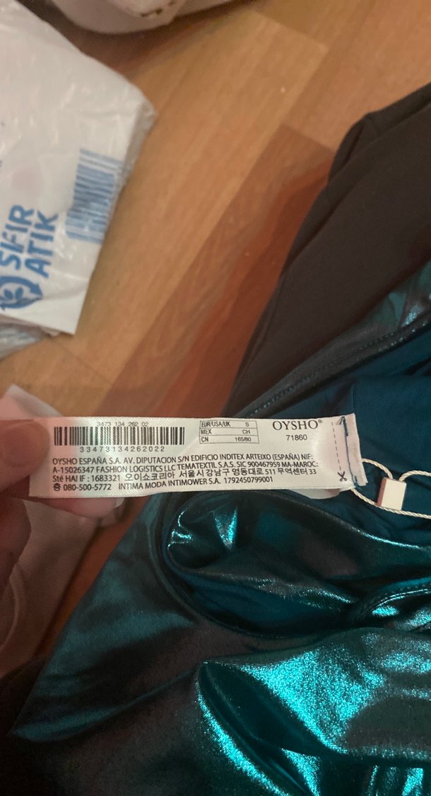 Parlak Turkuaz Askılı Drapeli Mayo - Görsel 3