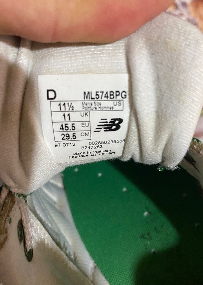 NEW BALANCE YEŞİL SÜET KUMAŞ - Görsel 5