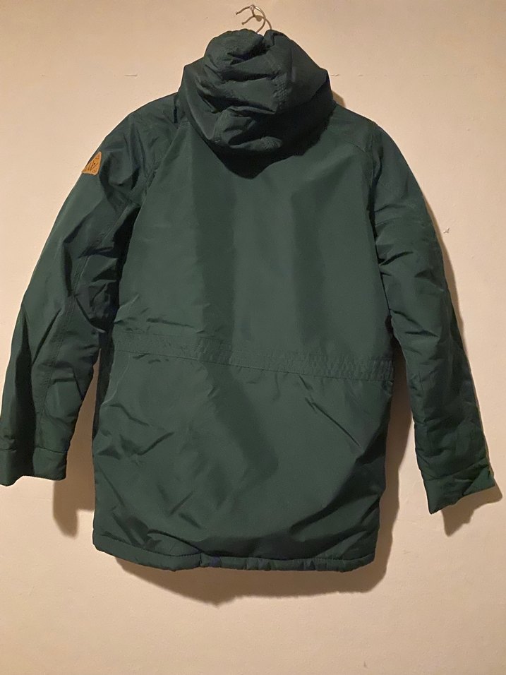 Kemerli Midi Yeşil çocuk  Mont 11-12 yaş için uygundur - Görsel 2