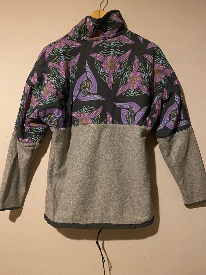 ONEILL AMERİKAN VİNTAGE  Gri Desenli Fermuarlı Erkek Sweatshirt - Görsel 2