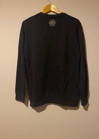 PHILIPP PLEIN Siyah Erkek Sweatshirt 3D baskılı Orjinal - Görsel 4