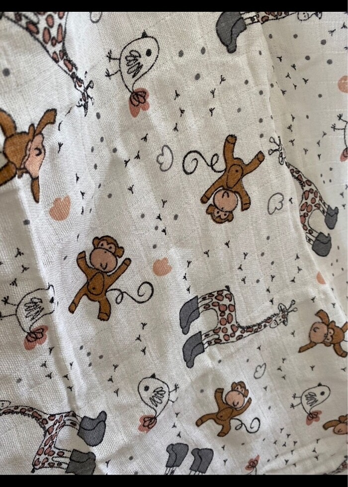 Müslin Emzirme örtüsü - Görsel 2