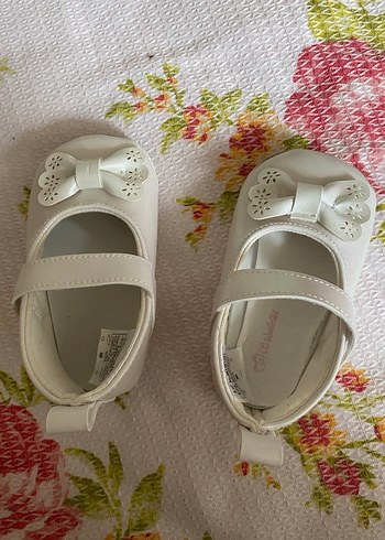 Kız Çocuk Beyaz Fiyonk Detaylı Babet - Görsel 3