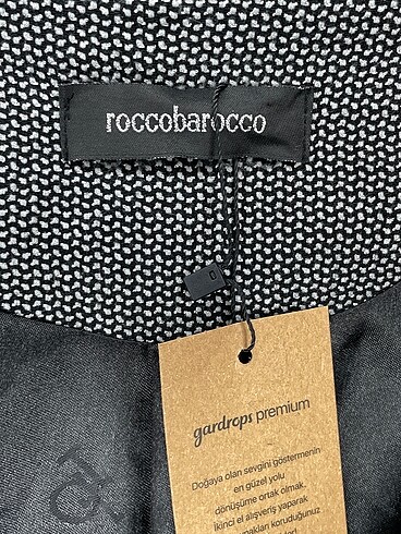 40 Beden siyah Renk Roccobarocco Blazer %70 İndirimli.