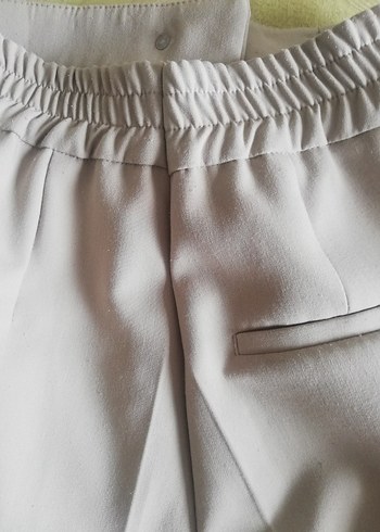 Bej Kumaş Kadın Pantolon - Görsel 4