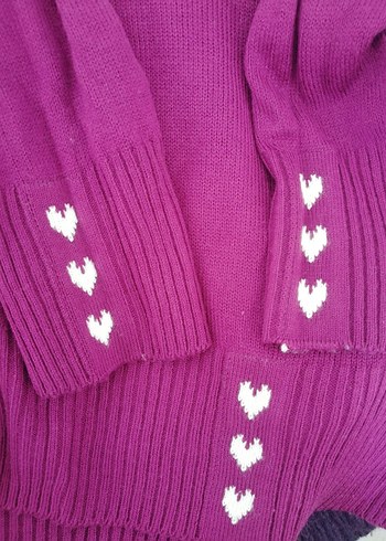 Zara mor V Yaka Kadın Kazak - Görsel 3