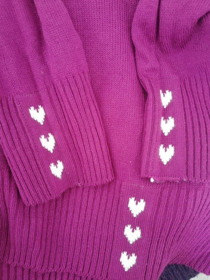 Zara mor V Yaka Kadın Kazak - Görsel 3