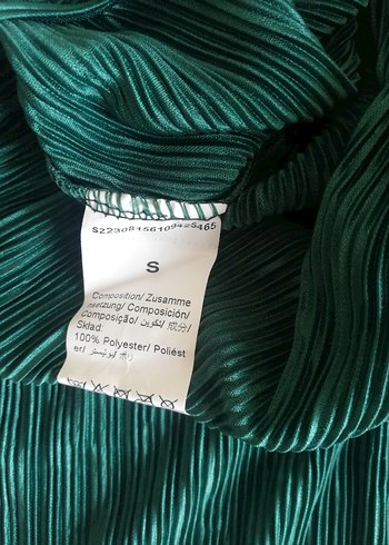 Turkuaz yeşil Pilili Bohem Kadın Pantolon - Görsel 4