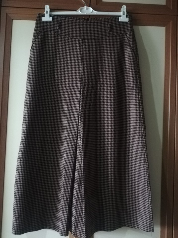 Zara kadın Kahverengi kışlık uzun etek - Görsel 2