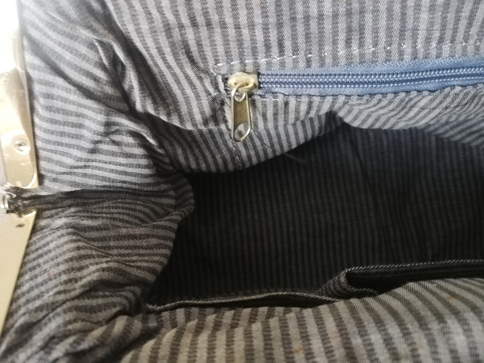 Klasik Siyah Parlak Deri Yılan Desenli Kadın Çanta - Görsel 4