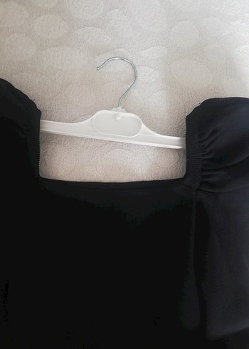 Drapeli Siyah triko Uzun Kollu Kadın Bluz - Görsel 3