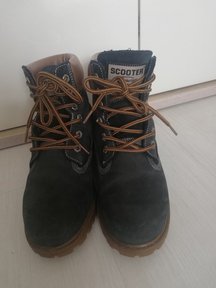 Scooter lacivert kadın Bot - Görsel 2