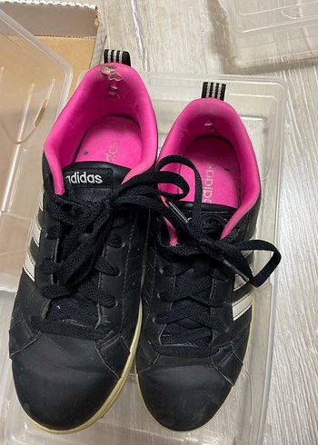 Kadın Siyah-Pembe Adidas Spor Ayakkabı