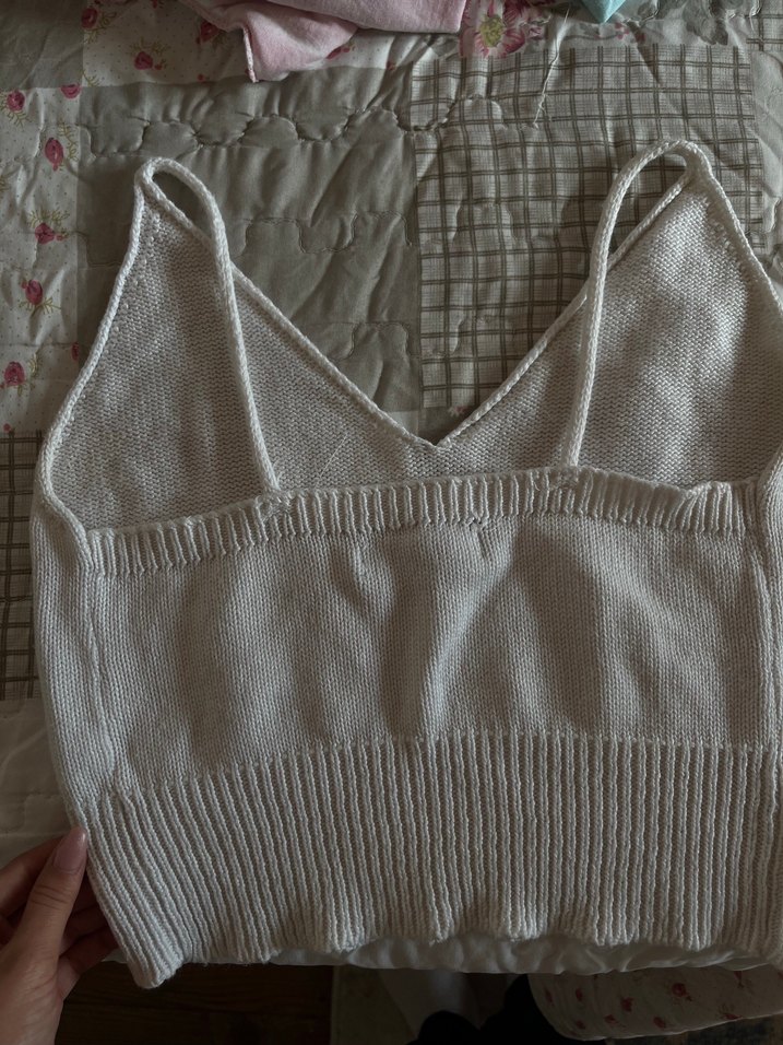 V Yaka Örme Kadın Süveter - Görsel 2