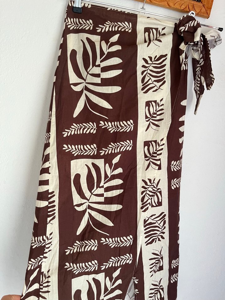 Bohem Tarzı Uzun Bağlamalı Etek - Görsel 2