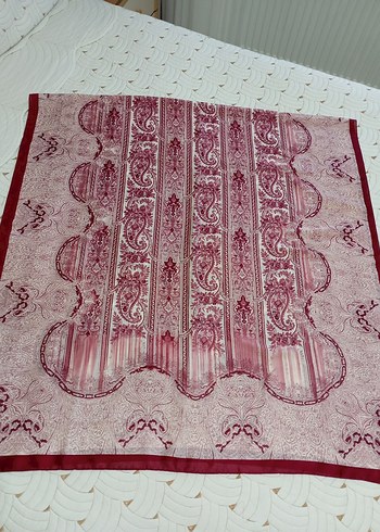 Bordo silk home şal